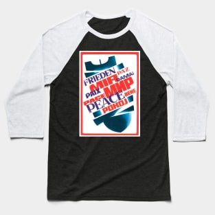 Peace to the world Baseball T-Shirt